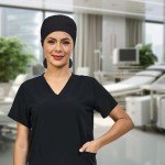 Adjustable Satin Lined Cotton Working Cap with Buttons