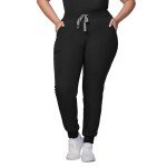 Kitmaz Women's Stretch Jogger Scrub Pants - Black