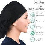 Iris Craft Adjustable Satin-Lined Working Cap - Black