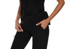 CozyFit Women's Stretch V-Neck Scrubs Set