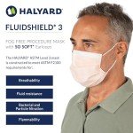 Halyard Fluidshield Level 3 Disposable Masks - Orange