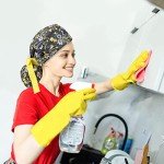 Women's Scrub Caps with Buttons and Ribbon Tie
