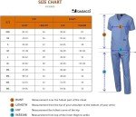 Dagacci Men's Medical Scrub Set, Turquoise, XXL