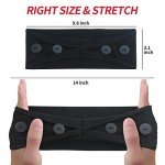 Comfortable Headbands with Buttons for Mask Wearers