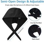 Fesciory Women’s Adjustable Scrub Caps with Buttons