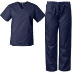 Navy Large Unisex Medgear Scrub Set