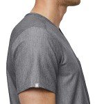 FIGS Men's Leon Scrub Top - 3 Pockets, Graphite