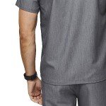 FIGS Men's Leon Scrub Top - 3 Pockets, Graphite