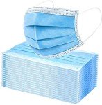 Comfortable 3-Ply Blue Disposable Face Masks Pack