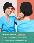 3-Pack Adjustable Medical Scrub Caps for All