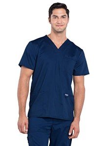 Cherokee Workwear Revolution Men's V-Neck Scrub Top