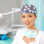 4 Colorful Scrub Caps with Sweatband for Nurses