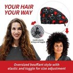Adjustable Bouffant Caps with Sweatband - 2 Pack