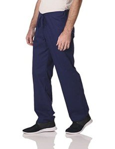 Dickies Men’s Navy Drawstring Scrub Pants, Large