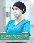 3-Pack Adjustable Medical Scrub Caps for All