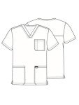 Cherokee Workwear Revolution Men's V-Neck Scrub Top