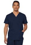 Dickies Big & Tall V-Neck Scrub Top - Navy 3X