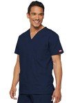 Dickies Big & Tall V-Neck Scrub Top - Navy 3X