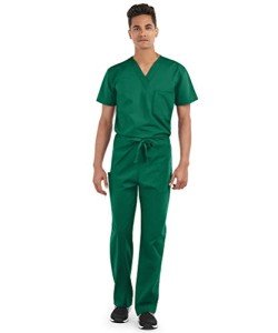 Strictly Scrubs V-Neck Medical Scrub Set - Green