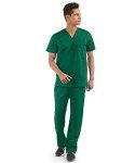 Strictly Scrubs V-Neck Medical Scrub Set - Green
