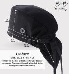 Bouffant Scrub Cap for Women with Ponytail