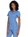 Cherokee Women's Blue V-Neck Medical Scrub Top