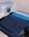 VIRTUE CODE Colorful 3-Ply Disposable Face Masks - 50 Pack