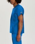 Landau Unisex Relaxed Fit V-Neck Scrub Top