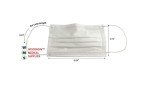 WMS 4-Layer Face Masks - 50 Pack, White
