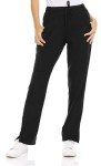 Black Mini Marilyn 4-Way Stretch Scrub Pants, Medium