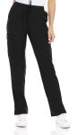 Black Mini Marilyn 4-Way Stretch Scrub Pants, Medium