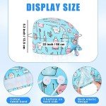 Adjustable Multicolor Nurse Scrub Caps – 12 Pack