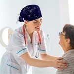 Bouffant Surgical Cap with Bow and Tie Back