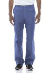 Dickies mens Signature Elastic Waist medical scrubs pants, Ceil Blue, X-Large US