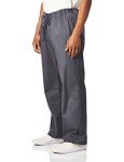 Dickies womens Signature Unisex Drawstring medical scrubs pants, Pewter, Medium US
