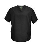 M&M Scrubs Men's Scrub Set Medical Scrub Tops and Pants (Large, Black)