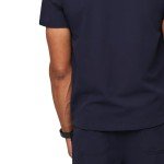 FIGS Chisec Three-Pocket Scrub Top for Men – Navy Blue, L