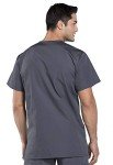 Cherokee Originals Unisex V-Neck Scrubs Shirt, Pewter, Large
