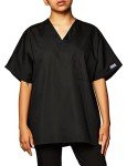 Cherokee Originals Unisex V-Neck Scrubs Shirt, Black, Medium