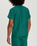 Landau Unisex V-Neck Scrub Top – Hunter, XXL