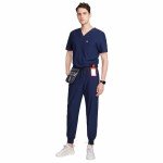 Men's Louis Scrubs Set - Classic V-Neck & Joggers