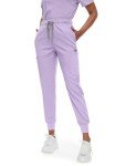 Women's Classic V-Neck Scrub Set with Jogger Pants