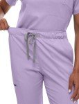 Women's Classic V-Neck Scrub Set with Jogger Pants