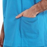 Unisex Medical Scrubs Set with Top and Pants