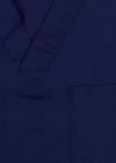 Unisex 3 Pocket Scrub Top in True Navy