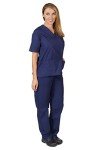 True Navy Women's Medical Scrub Set, XXL