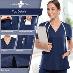 UnionMed Women’s Stretch V-Neck Scrub Top