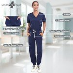UnionMed Women’s Stretch V-Neck Scrub Top