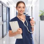 UnionMed Women’s Stretch V-Neck Scrub Top