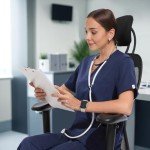 UnionMed Women’s Stretch V-Neck Scrub Top